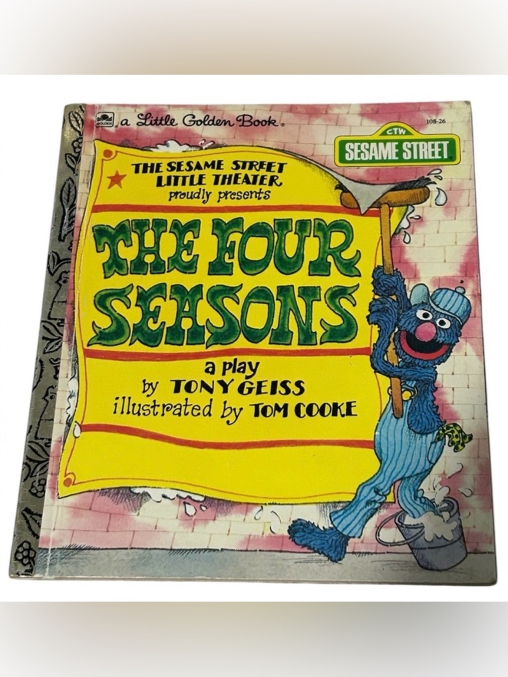 🎉6/$20 1991 SESAME STREET BOOK ‘THE FOUR SEASONS’ VINTAGE LITTLE GOLDEN BOOK